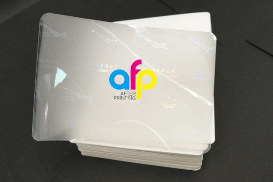 주문 제작된 홀로그램 로고 브랜드 Pet 홀로그래프 팁 라미네이팅 영화