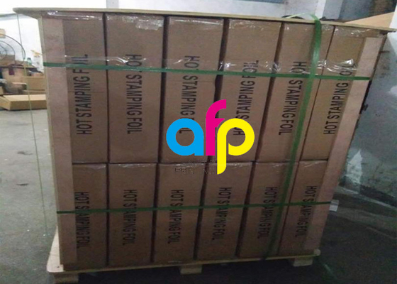 양측 뜨거운 각인 금박, 640mm * 120m 크기 열전달 포일