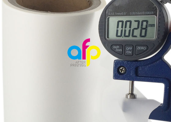 BOPP + EVA 소프트 터치 박판 영화 건조한/열 Laminator 3 인치 핵심