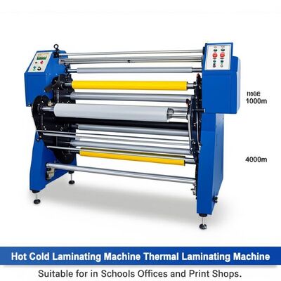 길이는 1000m 4000m 뜨거운 냉면 laminating 기계 열 laminating 기계 학교 사무실 및 인쇄업에 적합